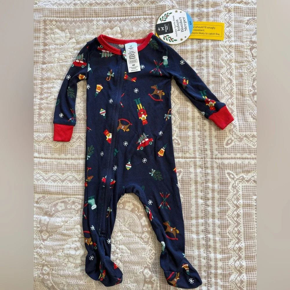Member’s Mark 6M New With Tags Nutcracker Sleeper Pjs
